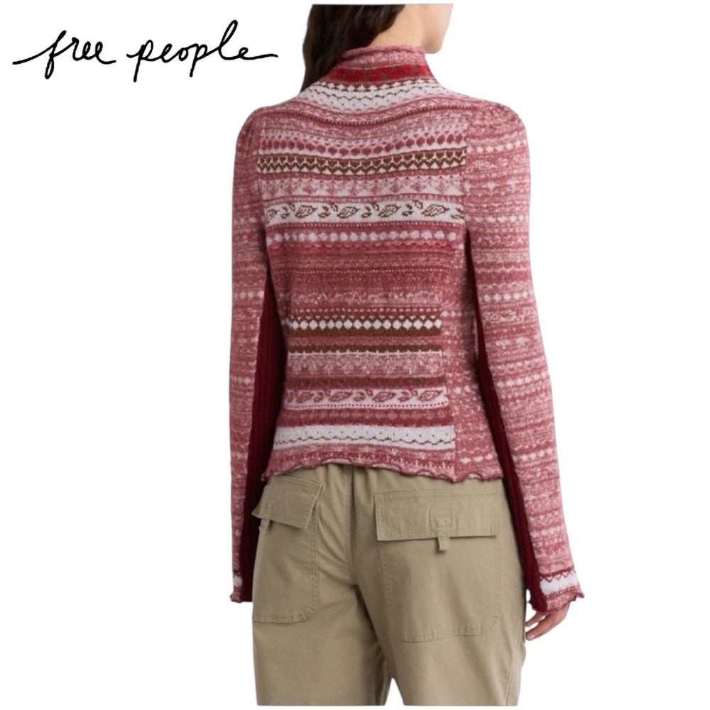 NWT Free People Bali Juniper Turtleneck Sweater - Picture 3 of 4
